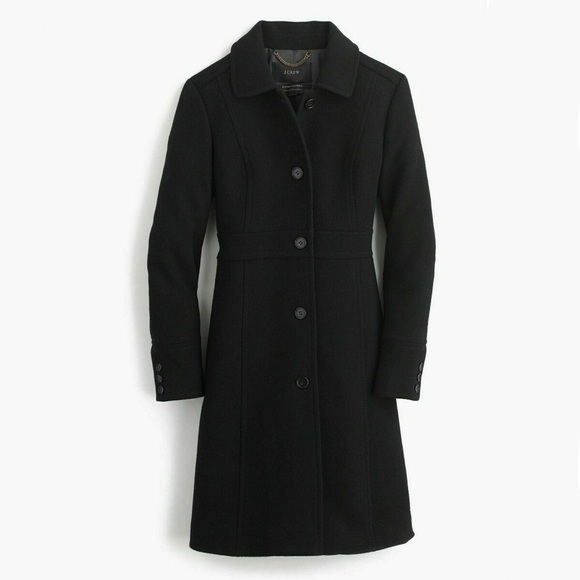 J. Crew Jackets & Blazers - J.Crew double cloth black wool coat